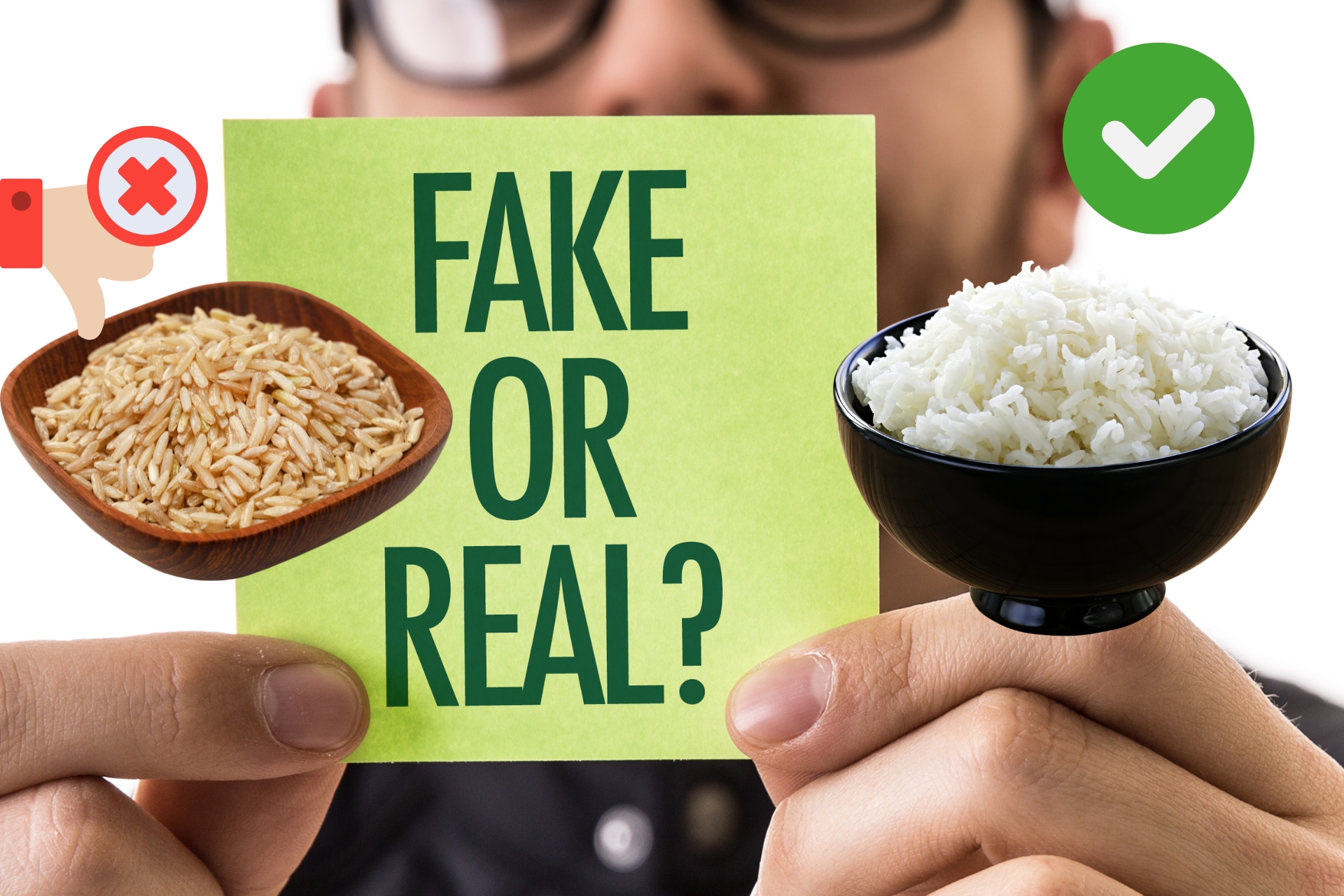 How to Distinguish between Plastic Rice and Real Rice