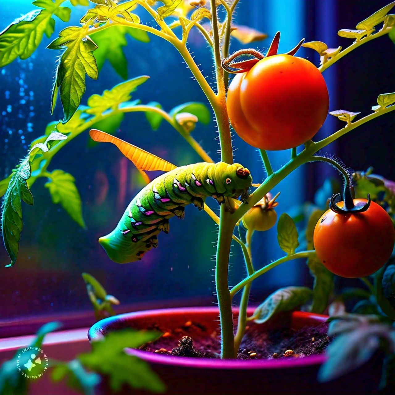 How to Hunt Tomato Hornworms with UV Flashlights