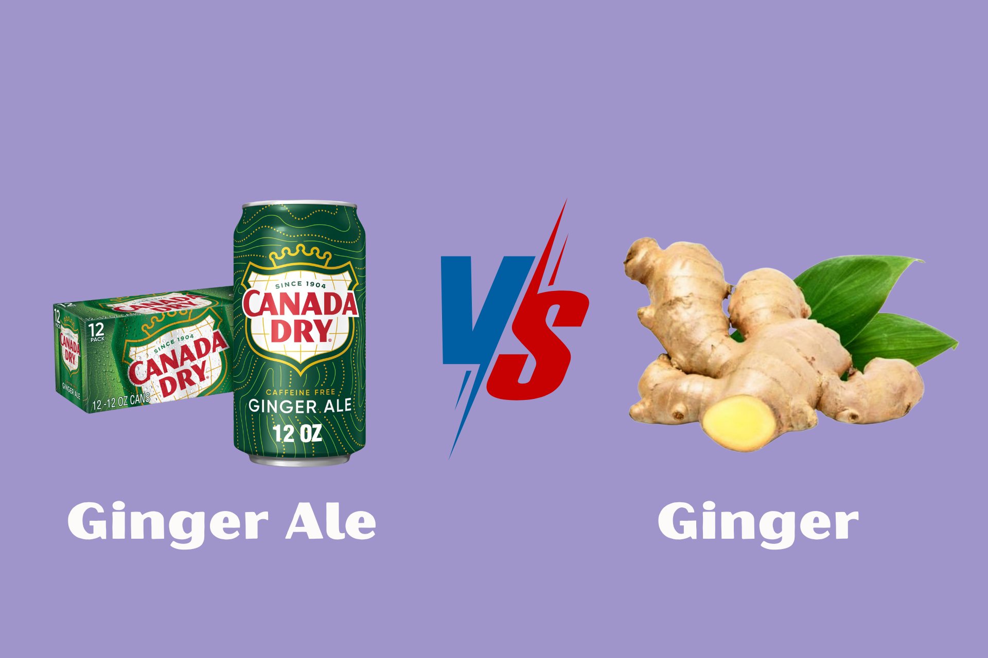 Ginger Ale Vs Ginger