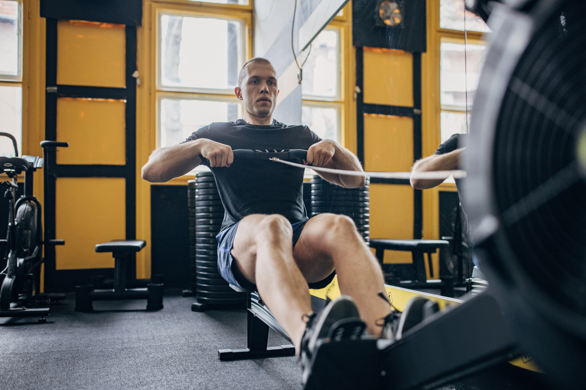 Rowing Machine exercise