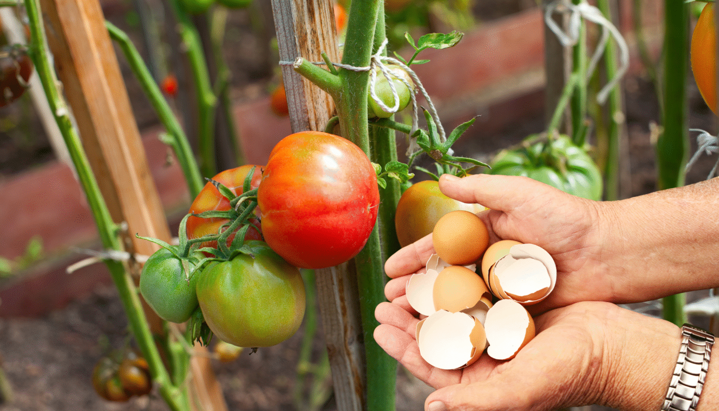 Why You Should Start Sprinkling Eggshells Around Your Tomato
